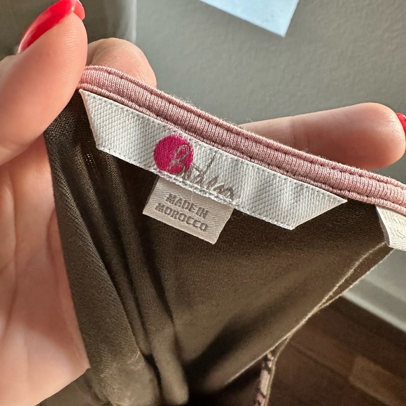 Boden Lucie Jersey Green & Pink Floral Print 3/4 Sleeve Tunic Mini Dress Sz: 6P - Picture 7 of 12